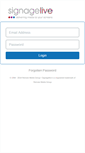 Mobile Screenshot of login.signagelive.com